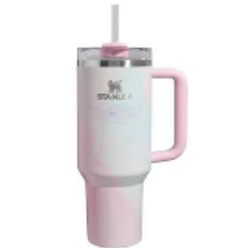 Stanley 40 oz H2.0 FlowState Quencher Tumbler Watercolor Tulle Stainless Cup